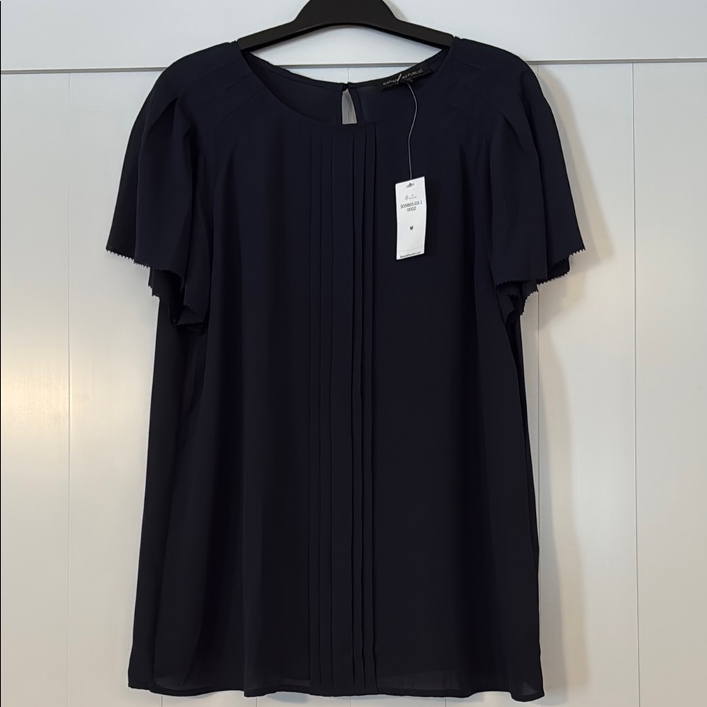 NWT Banana Republic Elegant Navy Women's Top